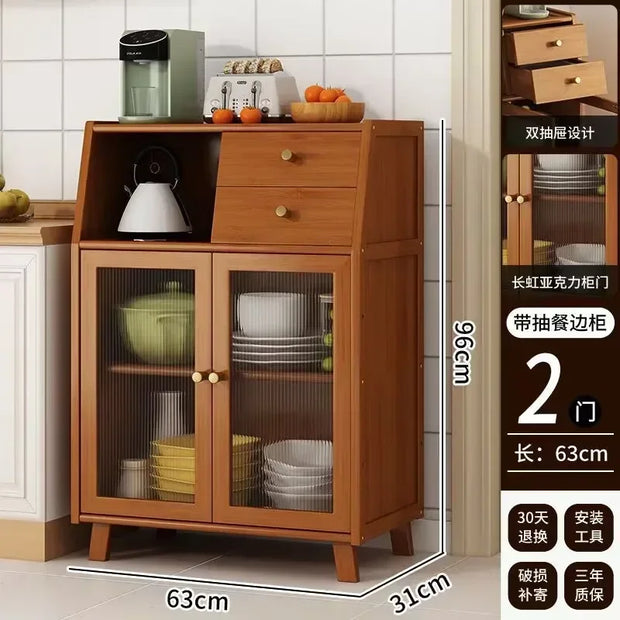 Kitchen Island Buffet Cabinet with Storage, 36.6" Large Sideboard Buffet Cabinet, Farmhouse Kitchen Cabinet Display Cabinet