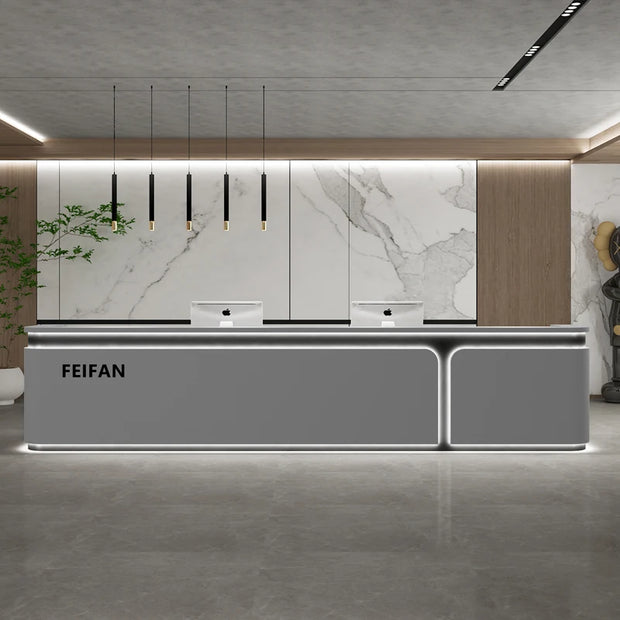 Executive Aesthetic Reception Desks Simple Company Best Desks Modern Luxury Salon Industrial Escritorio Commercial Furniture
