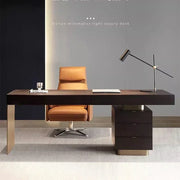 Italian Minimalism Office Desks Luxury Design Modern Study Office Desks Villa High-end Office Furniture Bureau De Chambre FYOD