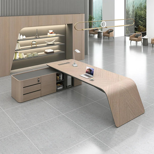 Modern Minimalist Multi Office Desk Creative Solid Wood Professional Computer Office Organizer Minimalist Research Furniture