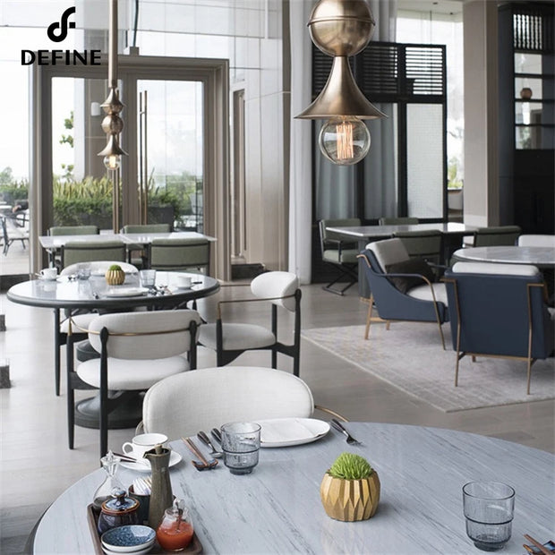Complete Furniture Modern Minimalistic Style Custom Made Light Luxury Hotel Restaurant Furniture Sets