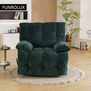 Modern Multifunctional Fabric Sofa Living Room Leisure Recliner Sofa Electric Sofa Hotel Club Leisure Recliner