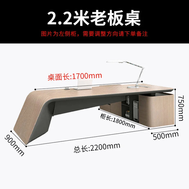 Modern Minimalist Multi Office Desk Creative Solid Wood Professional Computer Office Organizer Minimalist Research Furniture