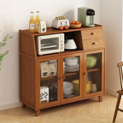 Kitchen Island Buffet Cabinet with Storage, 36.6" Large Sideboard Buffet Cabinet, Farmhouse Kitchen Cabinet Display Cabinet