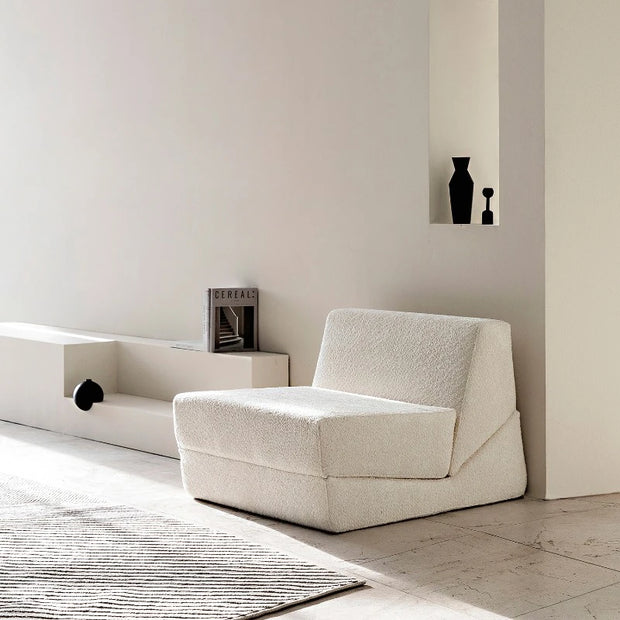 Nordic Cream Style Living Room Sofa Module, Fabric Creative Luxurious Lazy Sofa Italian Home Furniture Muebles De La Sala FYLS