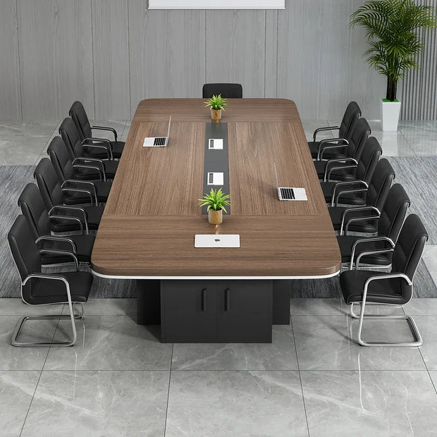 Conference Table Meeting 20 Person Conference Furniture Office Table Multifunction Conference Asian Rectangle Panel Office