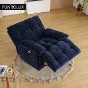 Modern Multifunctional Fabric Sofa Living Room Leisure Recliner Sofa Electric Sofa Hotel Club Leisure Recliner