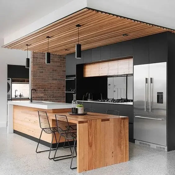 Kitchen Modern Lacquer Plywood Kitchen Cabinet Kitchen Vanity