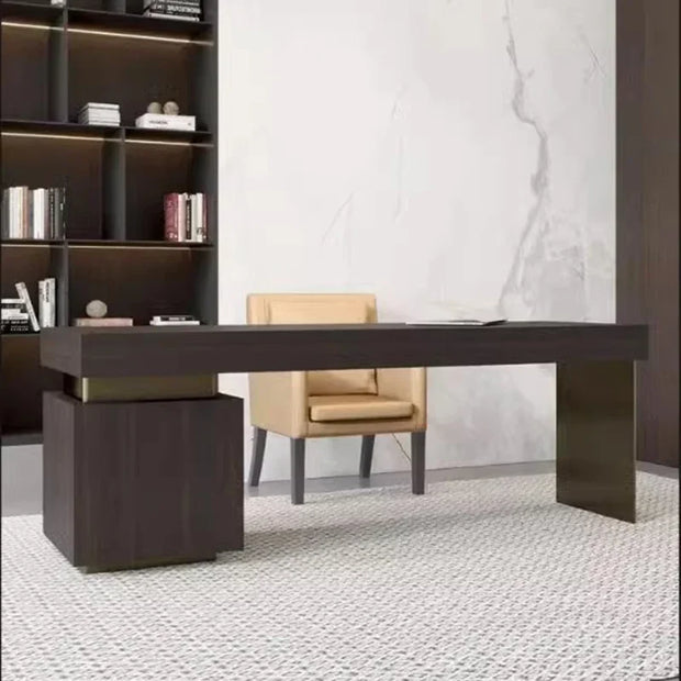 Italian Minimalism Office Desks Luxury Design Modern Study Office Desks Villa High-end Office Furniture Bureau De Chambre FYOD