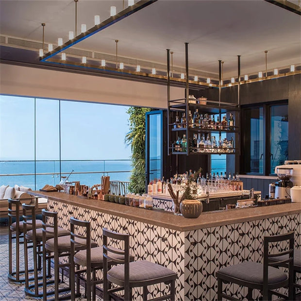 Complete Furniture Modern Minimalistic Style Custom Made Light Luxury Hotel Restaurant Furniture Sets