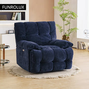 Modern Multifunctional Fabric Sofa Living Room Leisure Recliner Sofa Electric Sofa Hotel Club Leisure Recliner