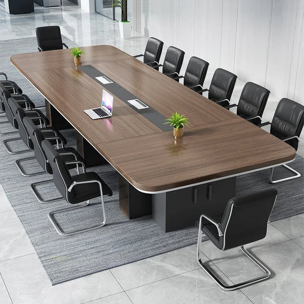 Conference Table Meeting 20 Person Conference Furniture Office Table Multifunction Conference Asian Rectangle Panel Office