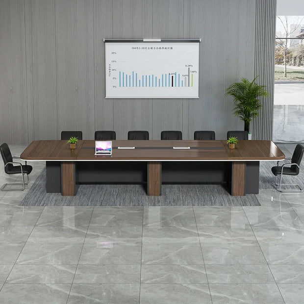Conference Table Meeting 20 Person Conference Furniture Office Table Multifunction Conference Asian Rectangle Panel Office
