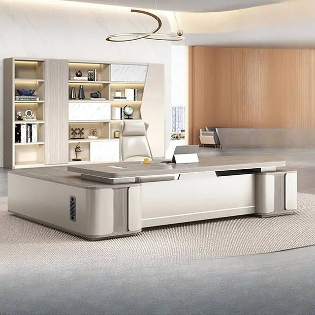 Standing Adjustable Office Desks Modern Extension Wooden White Office Desks L Shaped Corner Mesa De Escritorio Furniture Home