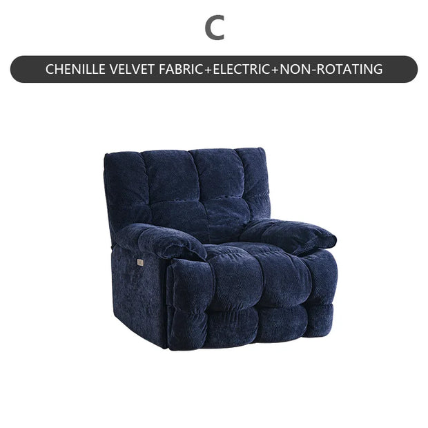 Modern Multifunctional Fabric Sofa Living Room Leisure Recliner Sofa Electric Sofa Hotel Club Leisure Recliner